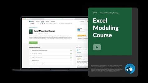 WSO Excel Modeling Course .
